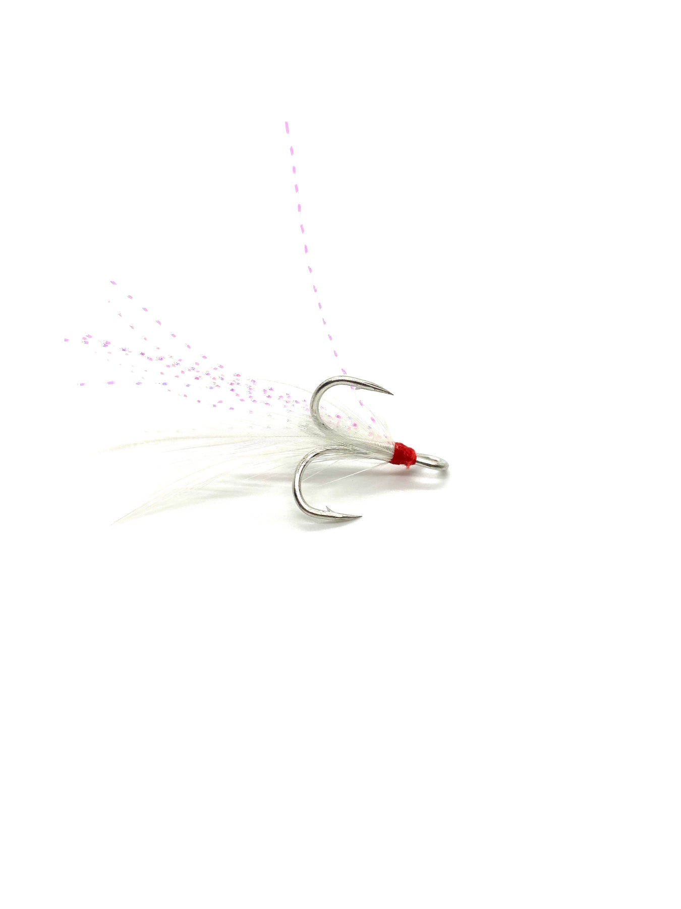 feathery fish hook perhaps Overcast feather trebles for inshore and fresh water – Overcastlureco